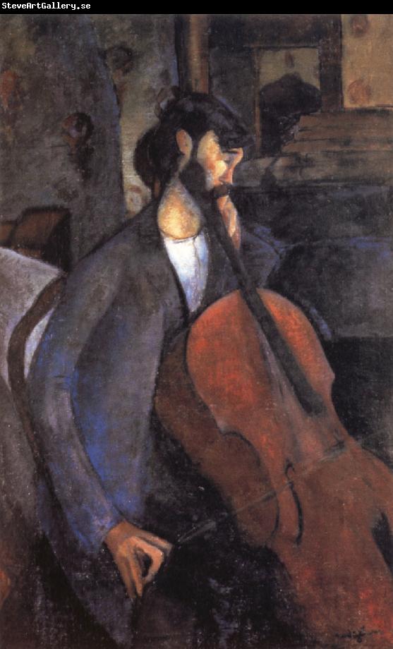 Amedeo Modigliani The Cellist